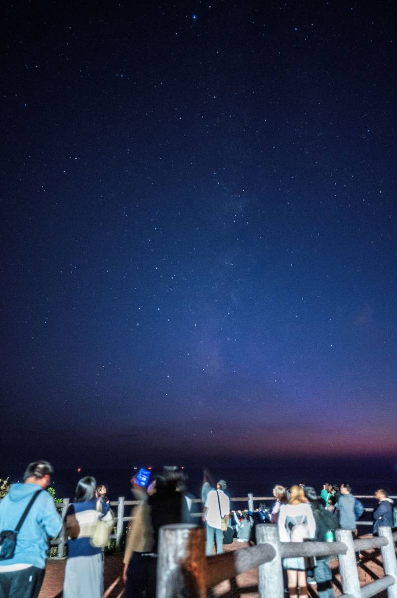 三段壁で星空を観察しよう！　星空案内人がガイドします。