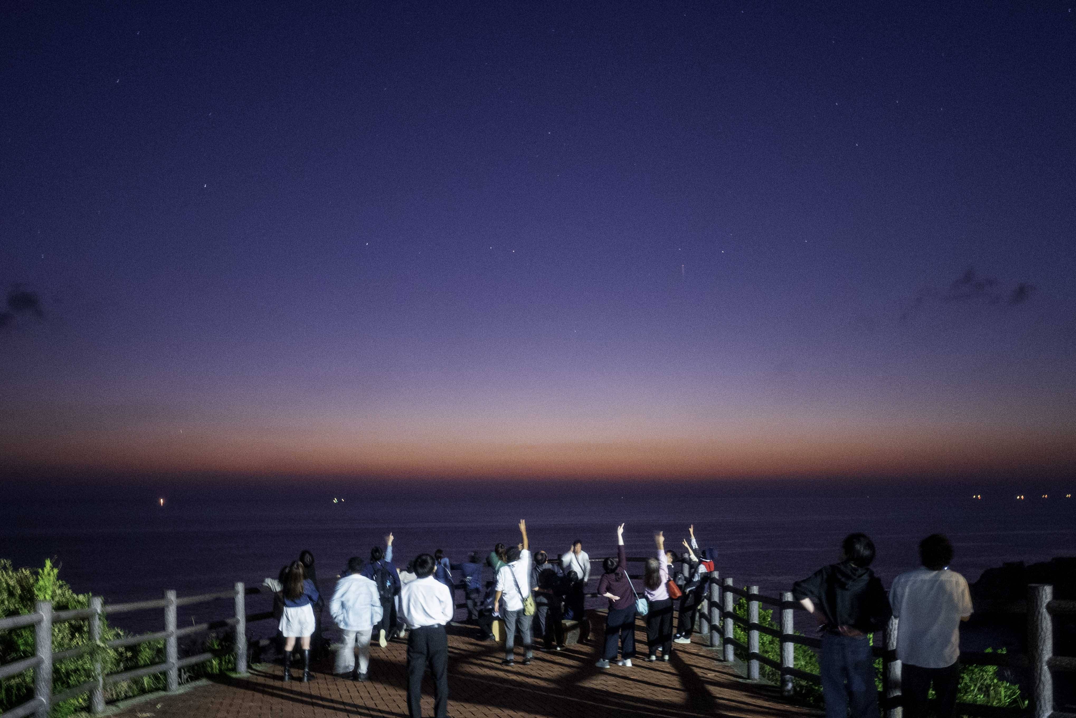 三段壁で星空を観察しよう！　星空案内人がガイドします。